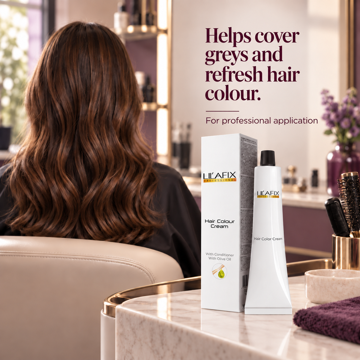 Hair Colour Cream — Cream Hair Colour — Helps cover greys and refresh hair colour.