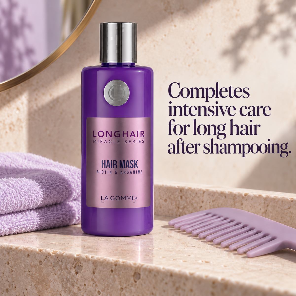 Long Hair — Mask — Completes intensive care for long hair after shampooing.