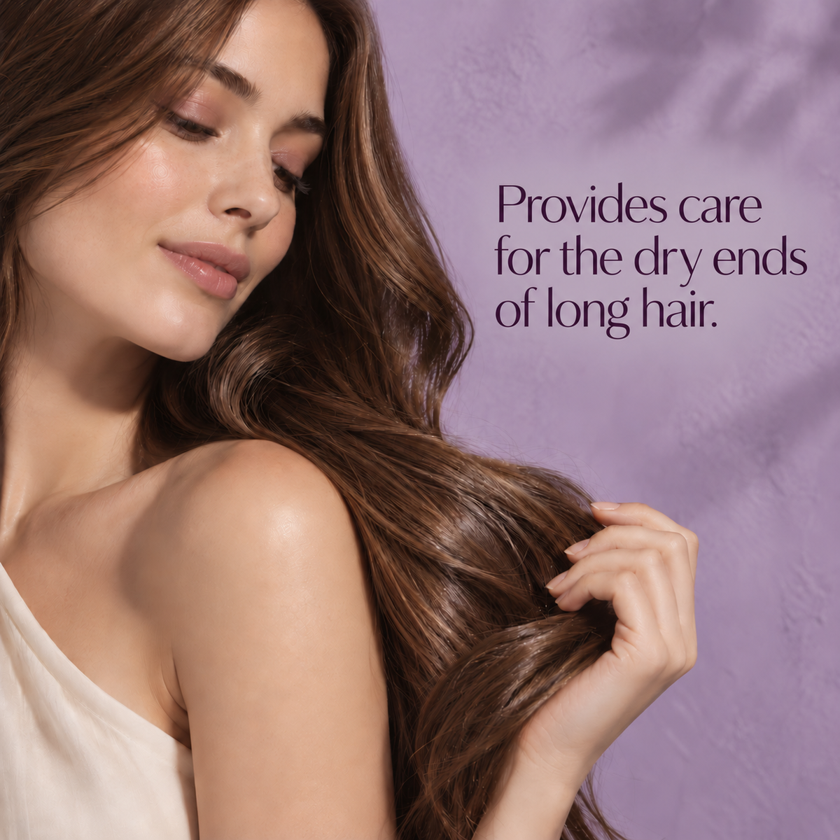 Long Hair — Shampoo — Provides care for the dry ends of long hair.
