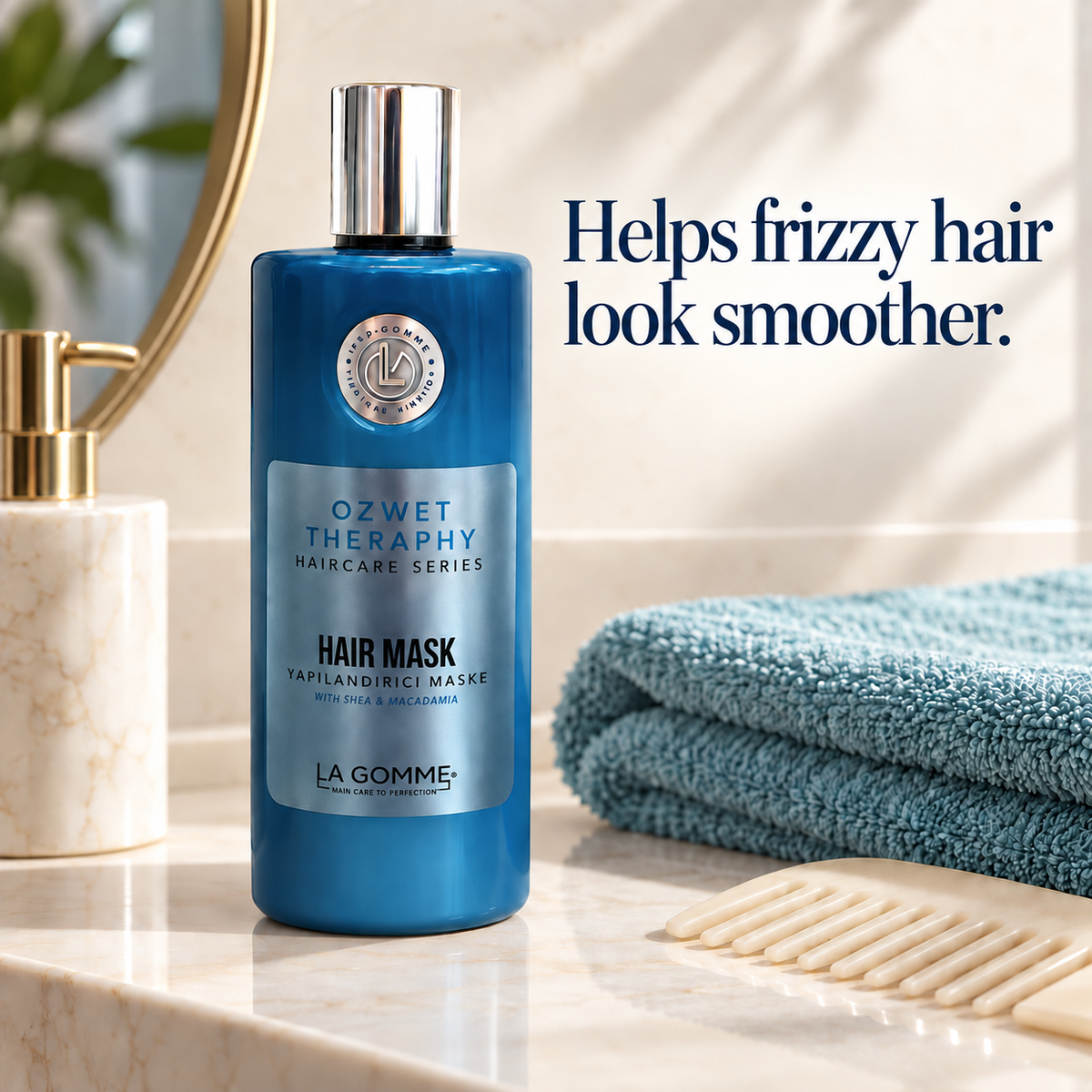 Oz Wet Therapy — Mask — Helps frizzy hair look smoother.