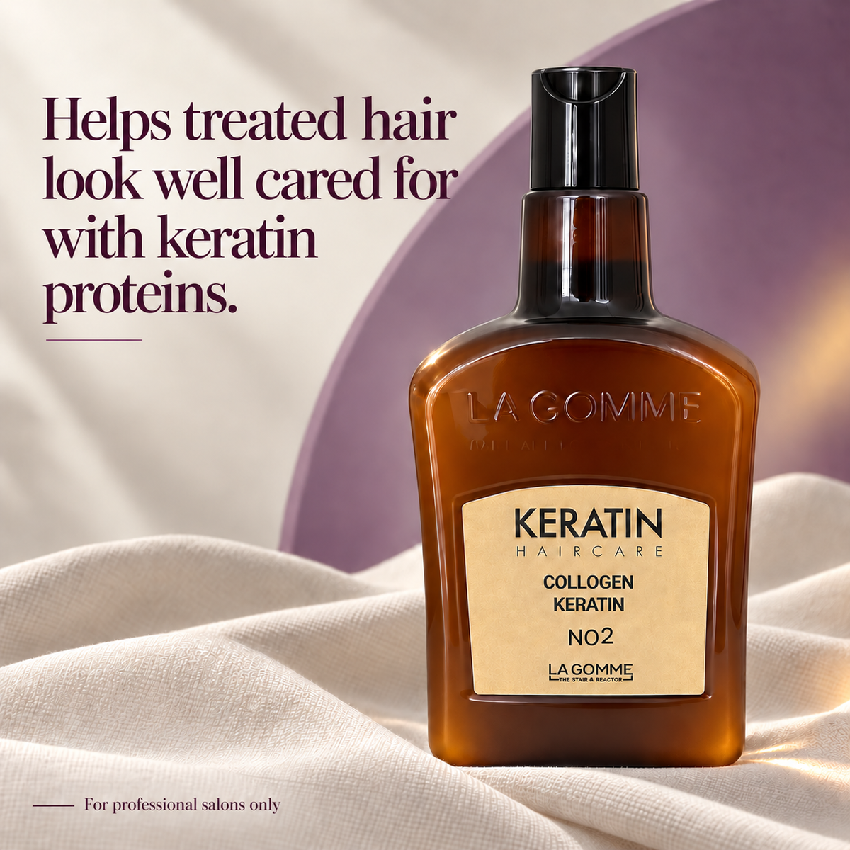 La Gomme Collagen Keratin No. 2 — Helps treated hair look well cared for with keratin proteins.