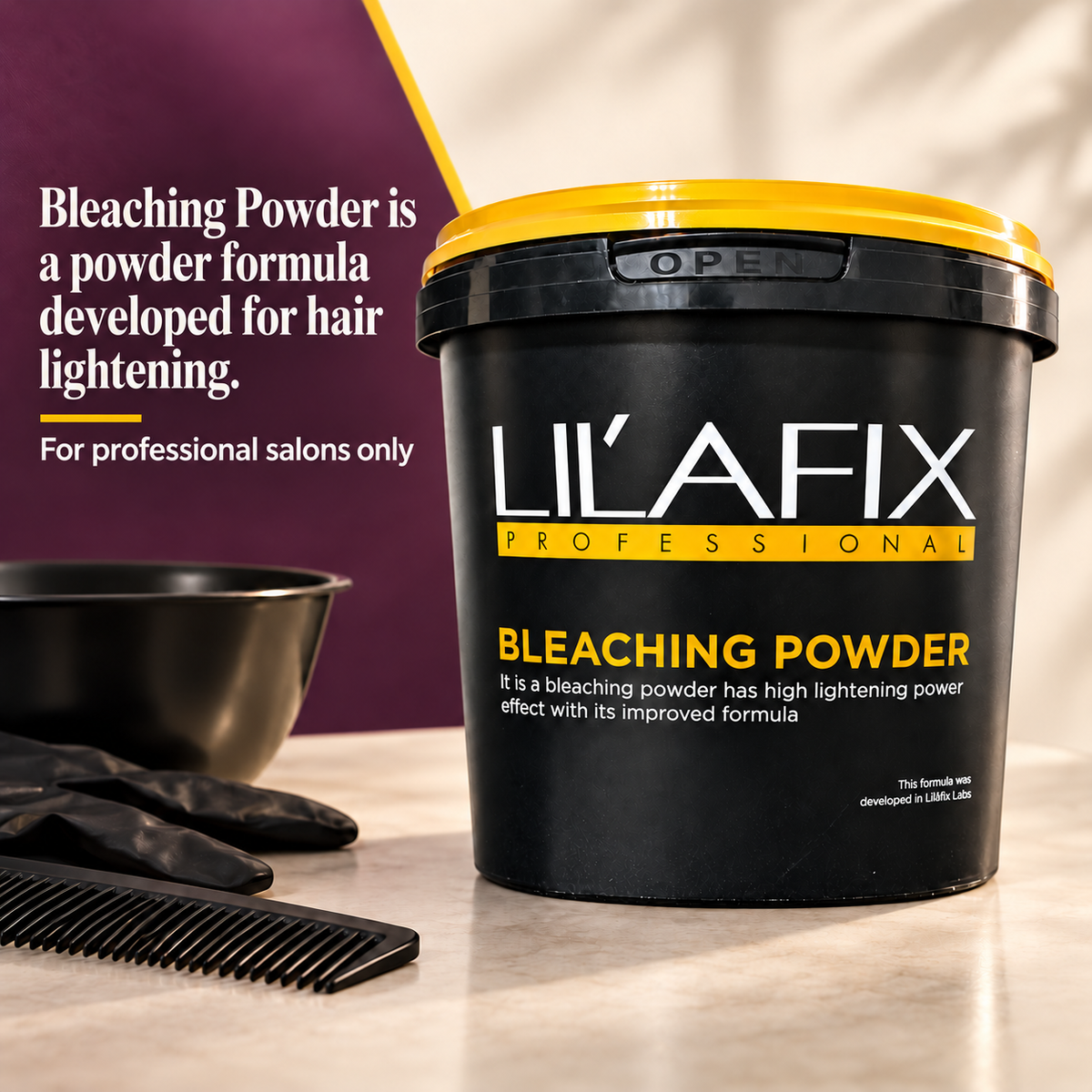 Lilafix Bleaching Powder — Bleaching Powder is a powder formula developed for hair lightening.