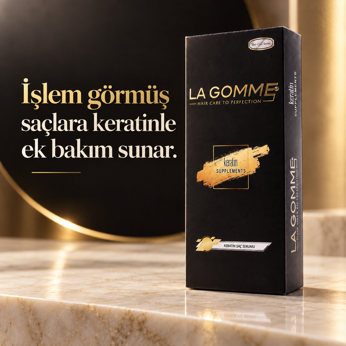 Keratin — Serum — İşlem görmüş saçlara keratinle ek bakım sunar.