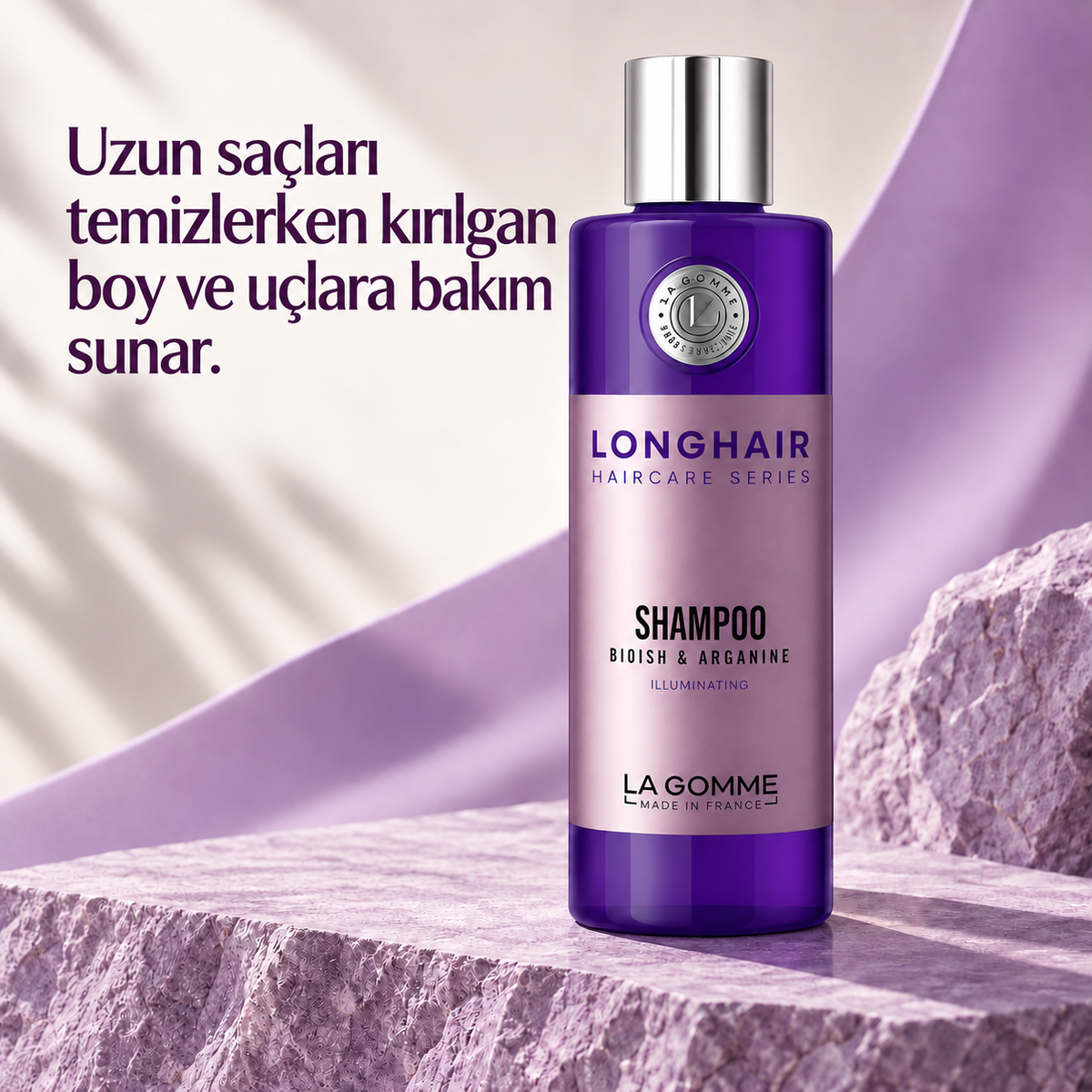 Long Hair — Şampuan — Uzun saçları temizlerken kırılgan boy ve uçlara bakım sunar.