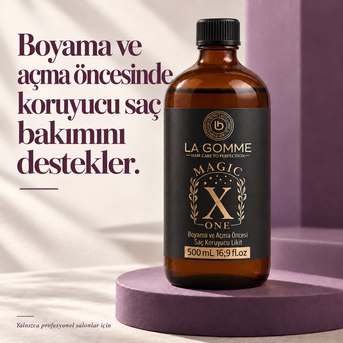 La Gomme Magic X One — Boyama ve açma öncesinde koruyucu saç bakımını destekler.